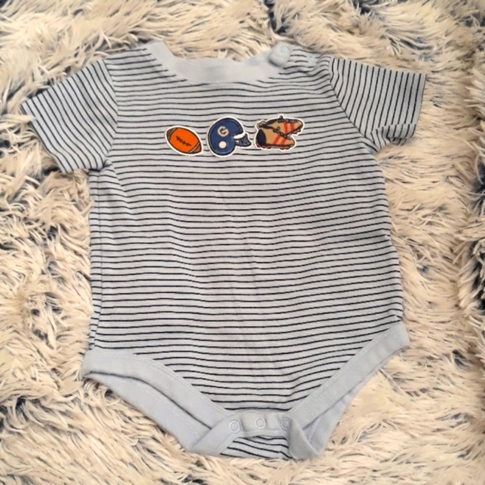 NWOT Garanimals 6-9mo Football Onesie